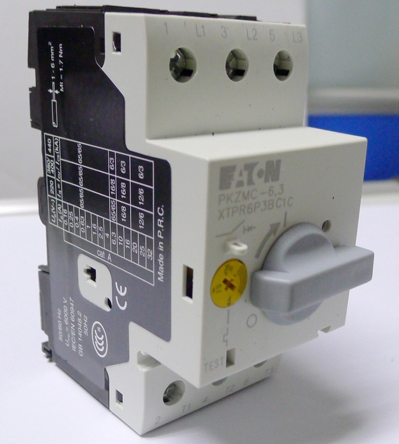 质量可靠 PKZMC-6,3高效电机保护开关/6.3A,大量劲爆促销