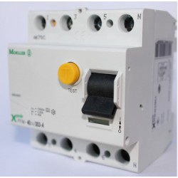 PFIM漏电开关断路器/AC型/瞬动型/40A/浪涌电流保护至250A