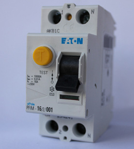 带过载保护的漏电断路器PLD9(6KA) (电子式) AC型,瞬动型,特性