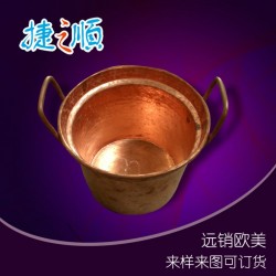 长期供应 优质加厚紫铜汤锅 纯手工铜煮锅