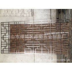 钢质屏风隔断 客厅卧室办公多功能雕花镂空屏风隔断玄关挂式屏风