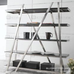 供应不锈钢展示架 展厅专卖店拉丝异形展架 佛山厂家直销