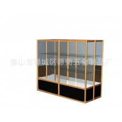佛山五金加工 精品不锈钢珠宝彩色展示柜 非标五金制品