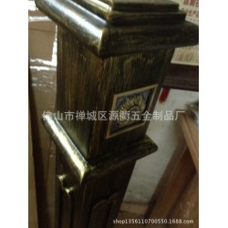酒店复古铁艺装饰楼梯立柱  铁艺扶手定做