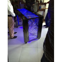 不锈钢鸡尾酒桌，宴会桌，灯饰