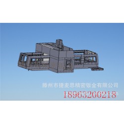 机加工精密数控防护罩 数控龙门铣 数控机床外壳40160钣金