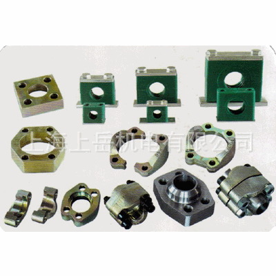 OEM生产加工不锈钢焊接式法兰SAE组件高压油口法兰方形接头体锻件