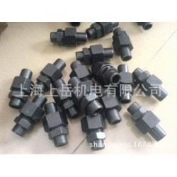 JB977锥面焊接式铰接油口接头OEM扩口式可调向锥螺纹三通接头体