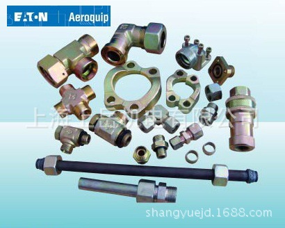 EATON永华PARKER软管过渡接头芯卡套式焊接接头SAE法兰压板组件
