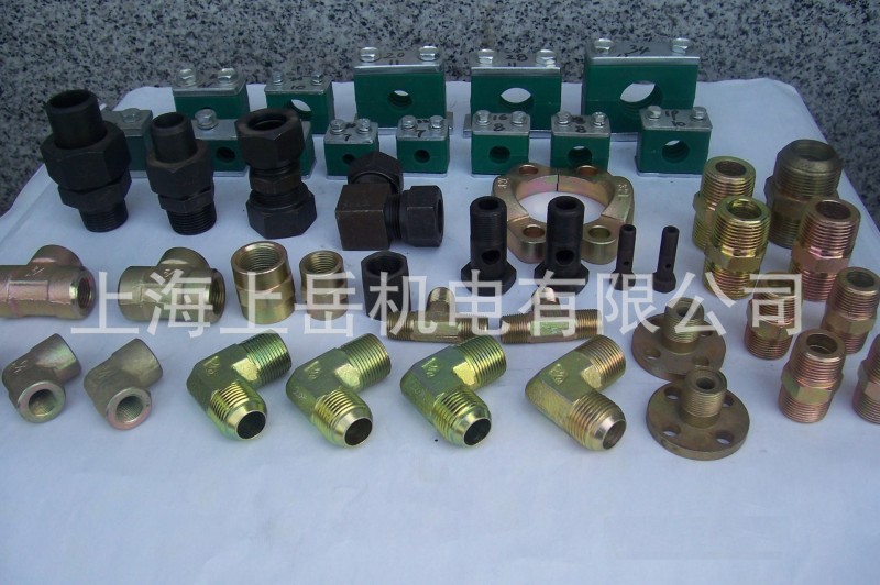 美制螺纹JIC软管过渡接头芯非标折弯橡胶软管总成一体式分离法兰