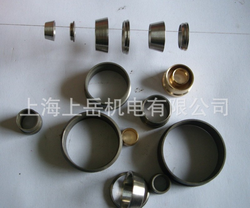 高精密高压卡套式三通变径外螺纹NPTF软管衬套式扩口接头硬管焊接