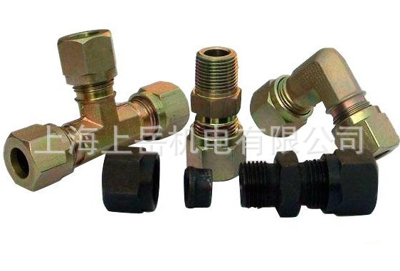 JB966铰接式卡套式锥密封焊接接头jb978软管球头接头芯SAE法兰