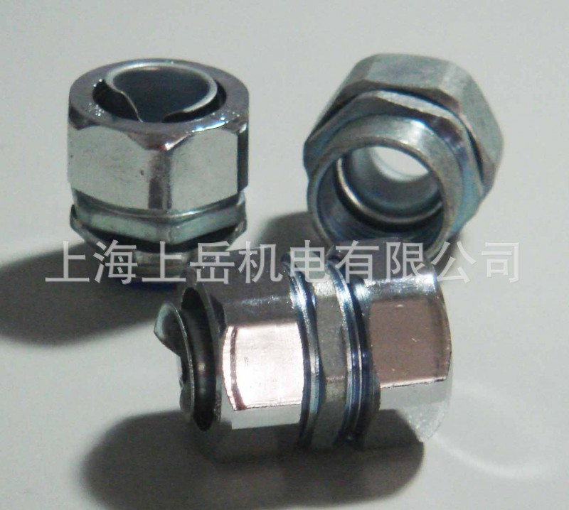 铸铝锌合金防爆金属螺旋软管防水接头钣金桥架防爆电缆盒