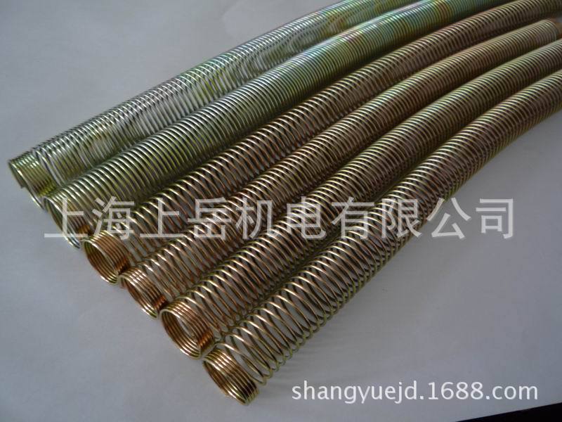 非标特种包塑不锈钢推拉索芯弹簧软轴芯拉绳扁形压头异形弹簧外贸