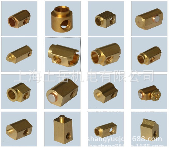 非标紧固连接件铜接线端子螺柱OEM外贸加工小型弹簧精密五金铜件