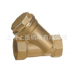 黄铜铸造球形阀Y形过滤器铜烧结烧结滤芯不锈钢滤网橡塑包边加工