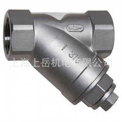 不锈钢滤网200目Y形锥管螺纹过滤三通针阀铜烧结节流阀消声器接头