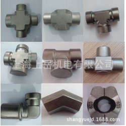 316L不锈钢焊接卡套接头毛坯锻件四通SAE-GB-ISO法兰冷锻异形毛坯