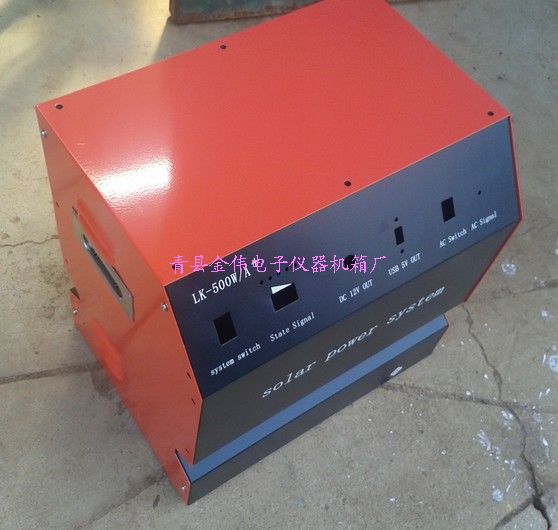 太阳能发电机箱 小型机箱 小电控箱 太阳能控制盒