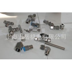 派克精密不锈钢钢管卡套接头变径三通PARKER气管快拧转换接头针阀