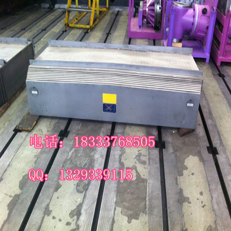 精密车床钢板防护罩 车床导轨钢板防护罩 加工定做机床钢板防护罩