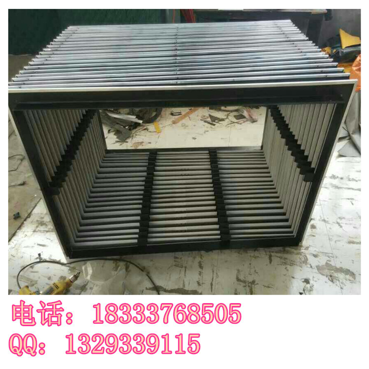 供应各种型号方形护罩 升降机专用方形防护罩 机床用方形防护罩