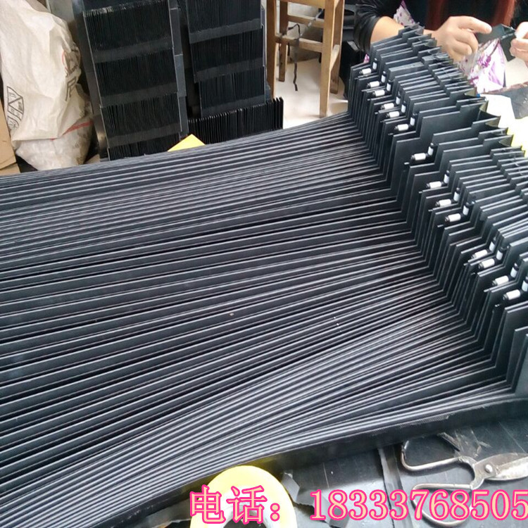 供应精雕机柔性风琴防护罩 大量批发定做 CNC雕铣机防护罩拖链厂