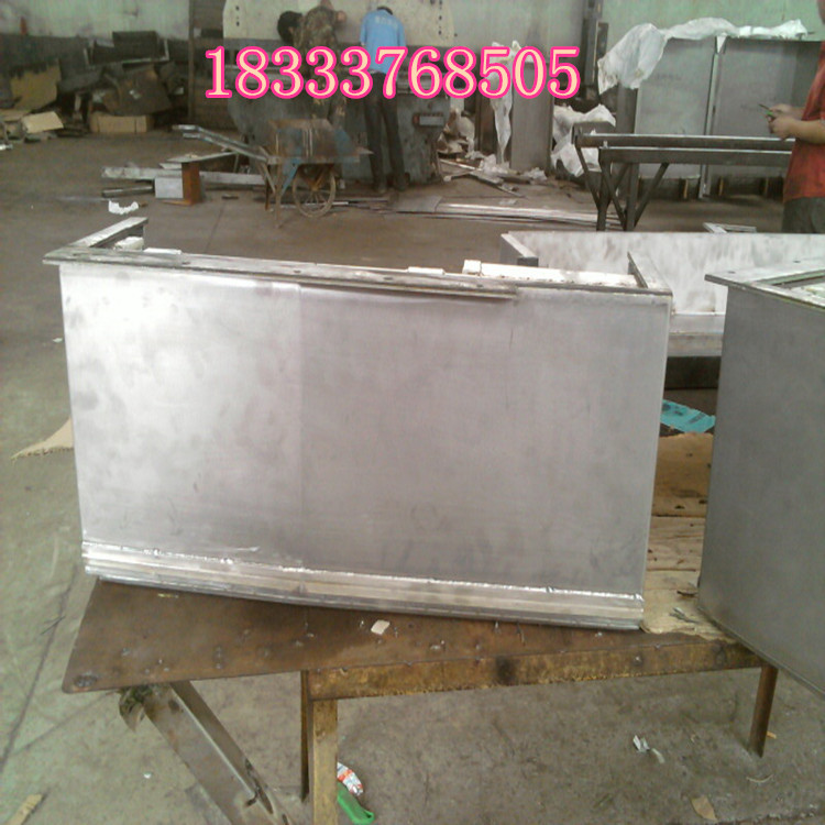 钢板防护罩定做 机床钢板防护罩专业设计 直线导轨钢板防护罩批发