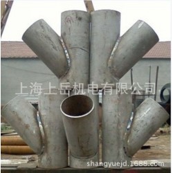 大型焊接式非标弯管锻制Y形三通化工管道防腐管件OEM有缝焊接管道