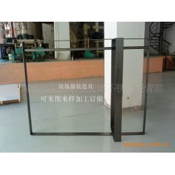 提供钣金加工 不锈钢商场服装道具，不锈钢挂衣架  挂包架