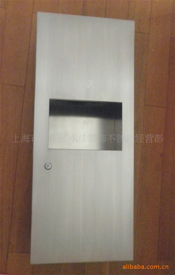 供应单门嵌入式暗装不锈钢擦手纸箱 擦纸架