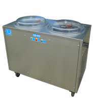 不锈钢双锅直径48cm盘炒冰机
