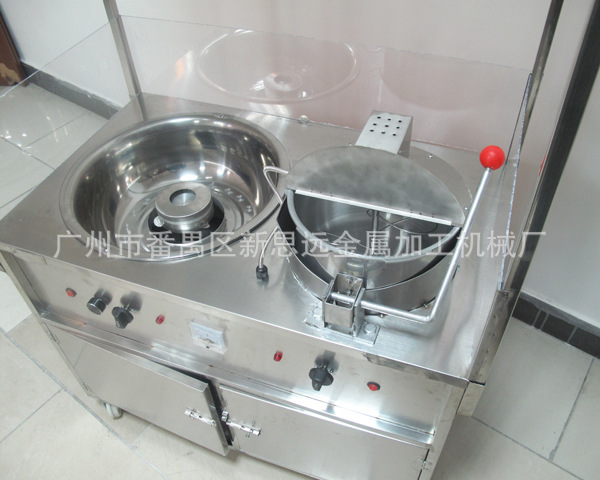 新品促销 番禺豪华型爆米花棉花糖组合机 两用彩色棉花糖机车