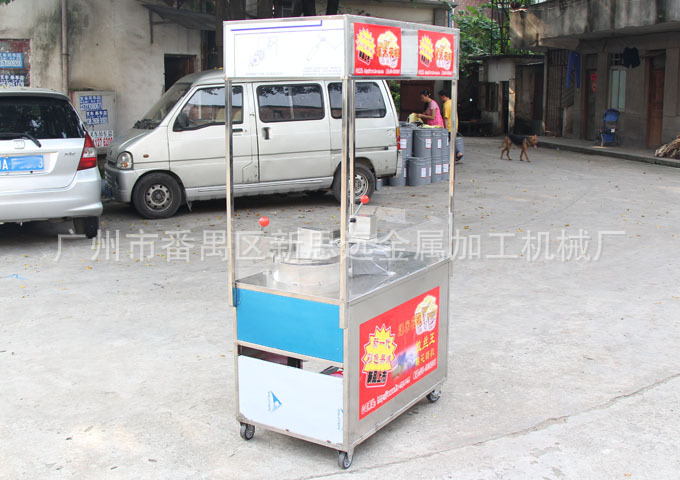 广州厂家出售 豪华型双锅爆米花机 PM-602H商用爆米花机商用车