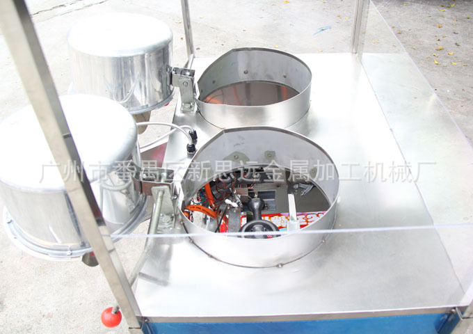 广州厂家出售 豪华型双锅爆米花机 PM-602H商用爆米花机商用车