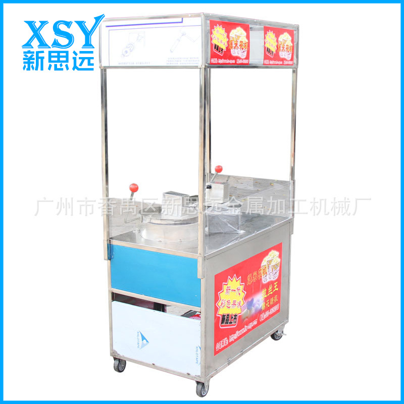 广州厂家出售 豪华型双锅爆米花机 PM-602H商用爆米花机商用车