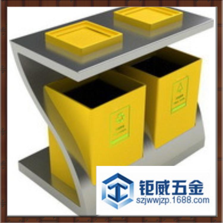 深圳厂家 不锈钢垃圾桶 户外垃圾桶 小区果皮箱 垃圾分类回收