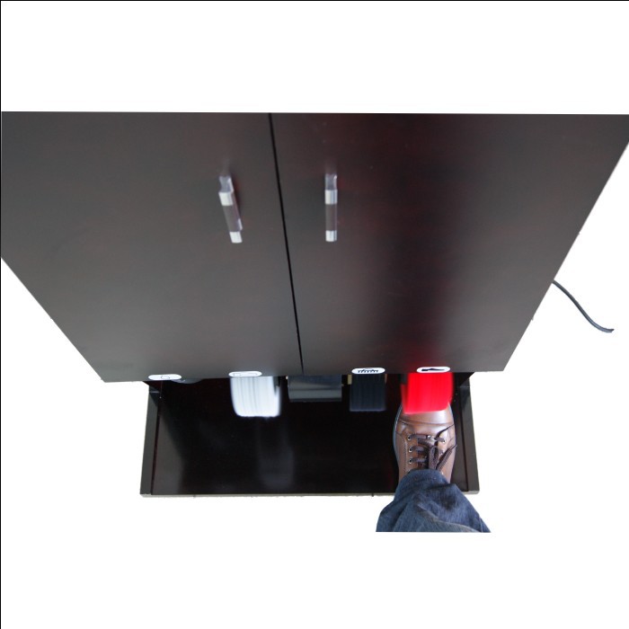 【厂家】新款银路牌实木鞋柜式自动擦鞋机/家用擦鞋机