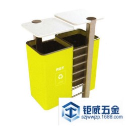 厂家订做 欧式不锈钢垃圾桶 户外果皮箱 公共场所公园创意垃圾桶