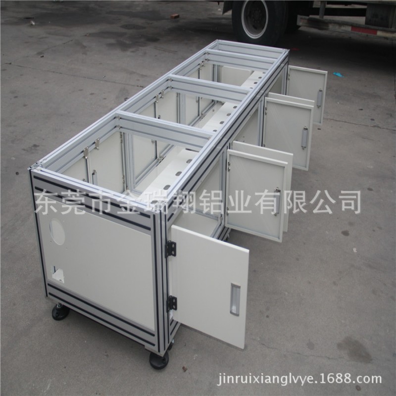 东莞厂家专业直销各种铝型材机架 可来图定制东莞铝型材机架