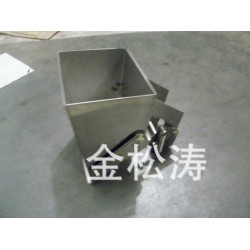 不锈钢承料斗，配开门结构