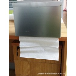 非标定做公共卫生间玻璃镜子后面嵌入式不锈钢抽纸盒