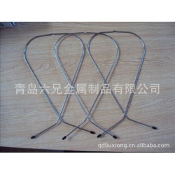 六兄批量生产假发支架，假发展示支架，铁丝镀铬展示架