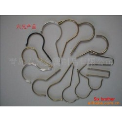 青岛六兄公司生产优质直径3铁丝衣架钩，电镀铬衣架钩