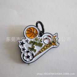 定制 滴胶抹油合金吊坠 金属刻字小吊咀 来图加工