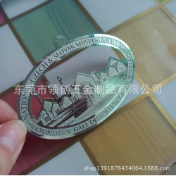 不锈钢镂空书签 浮雕书签  银色磨砂效果