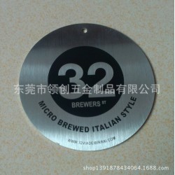 高档不锈钢杯垫  不锈钢垫 拉丝不绣钢印logo杯垫