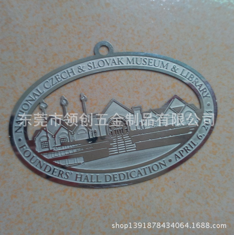 不锈钢镂空书签 浮雕书签 镜面效果