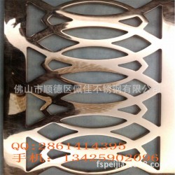 不锈钢管焊接屏风 玫瑰金镜面屏风