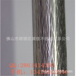 不锈钢立柱花纹管 SUS304不锈钢楼梯扶手管 63mm花管